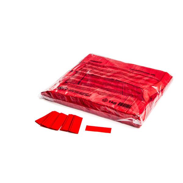 Rød konfetti, papir 1 kg